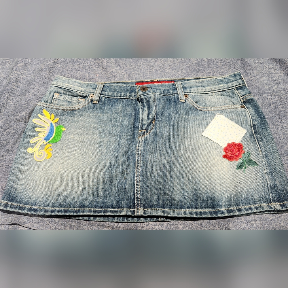 Guess Denim Mini Skirt